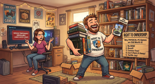Right to Ownership, physical PC games and durable control over software