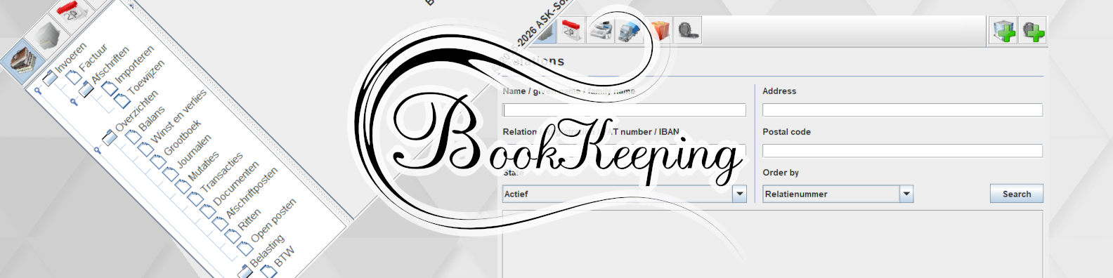 Bookkeeping banner
